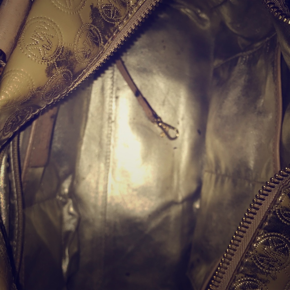 Michael Kors Rose Gold Grayson Handheld Satchel